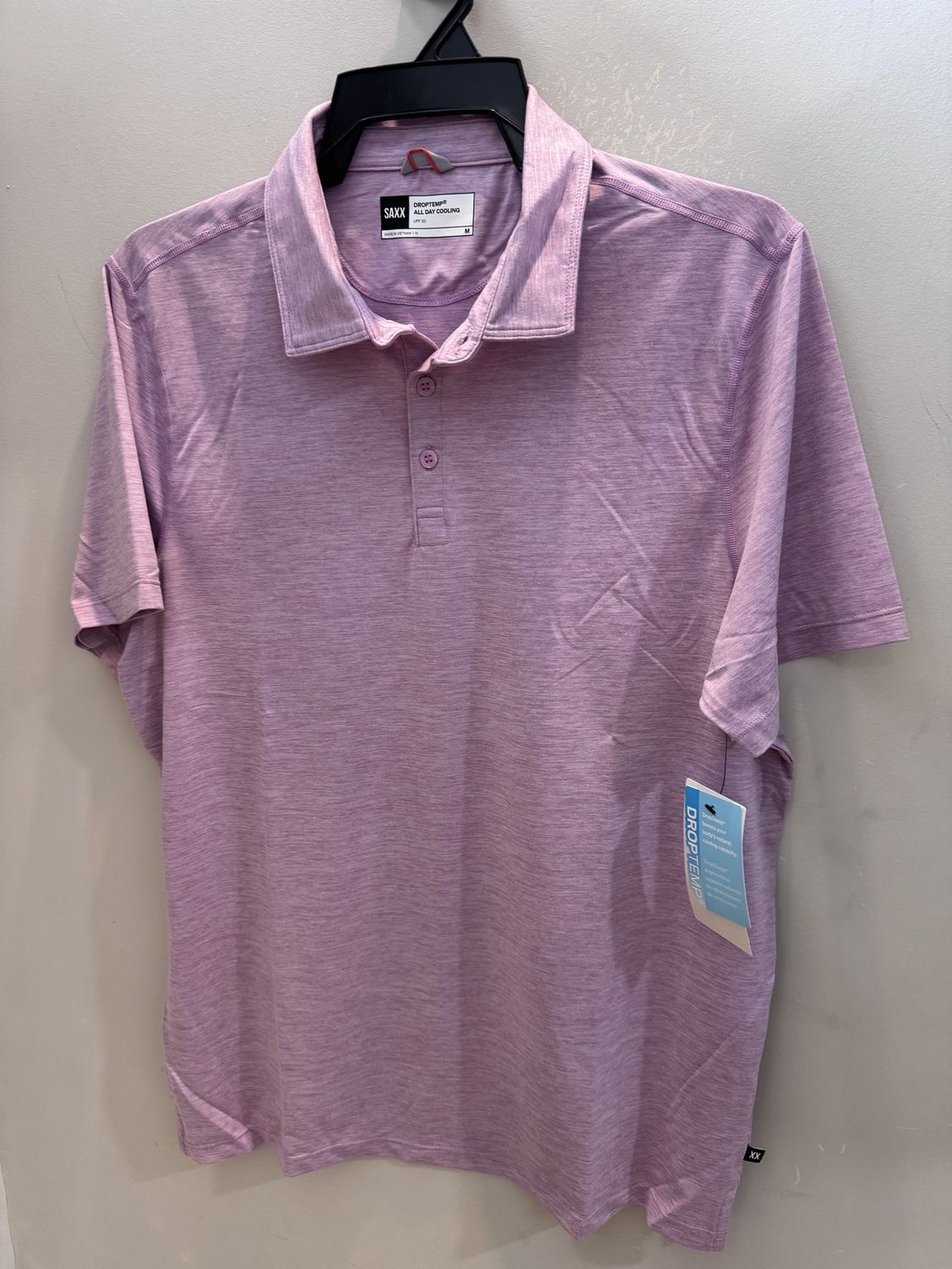 SAXX DropTemp® All Day Cooling UPF Performance Polo PHT