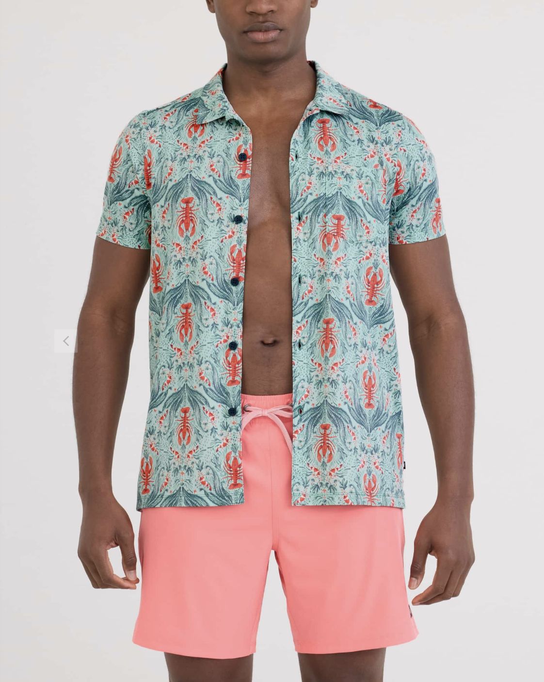 SSAXX DropTemp® Dry UPF Performance Resort Polo Lobster Mint