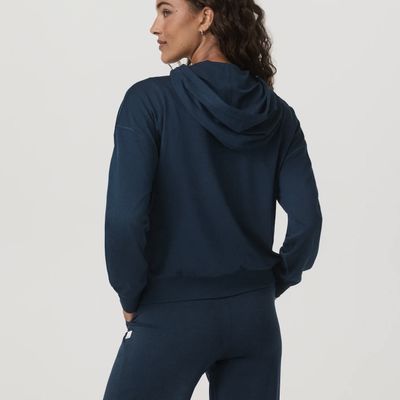 Vuori Halo Modern Pullover Hoodie Blue Coast Heather
