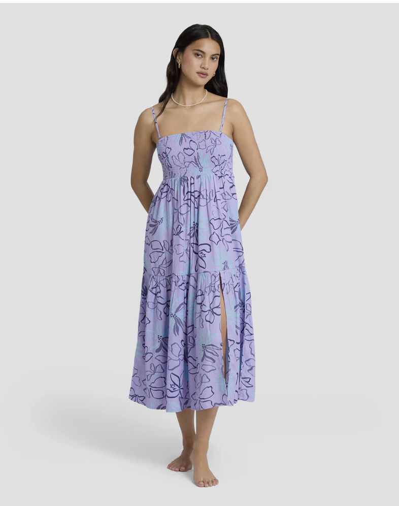Billabong Tropical Daze Midi Dress Twilight Blue