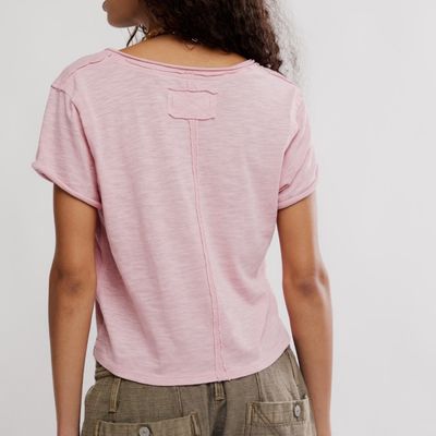 Free People Take 2 Tee Rose Oil