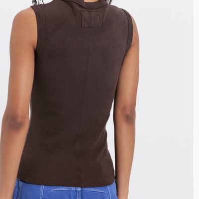 Free People Murphy Tank Chocolate