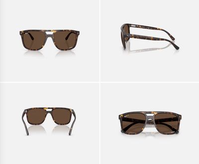 Rayban Polished Havana Polar Brown Chromance