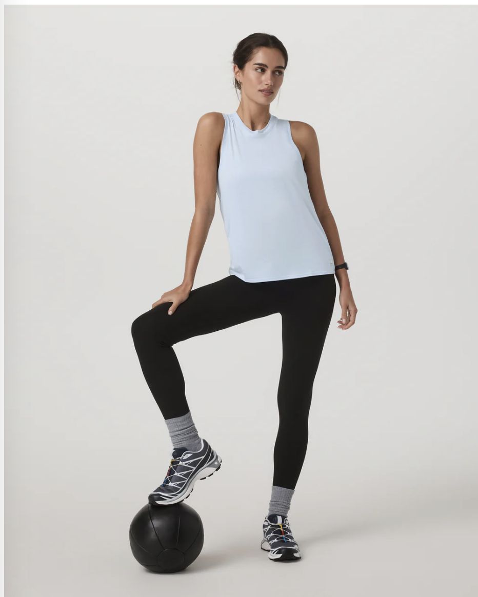 Vuori Energy Top Long Soft Sky Blue