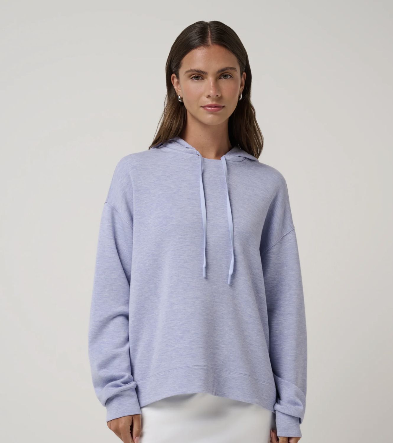 Travis Mathew Skyloft Soft Hood Heather Soft Blue