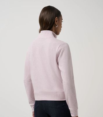 Travis Mathew Cloud 1/2 Zip 2.0 Heather Violet Ice