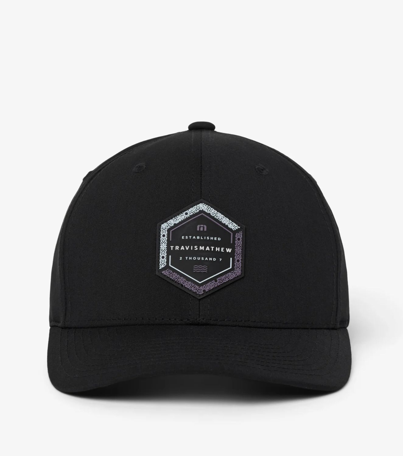 Travis Mathew Word of Mouth Black Snap Curved