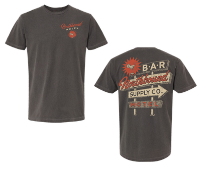 Northbound Motel Tee Charcoal