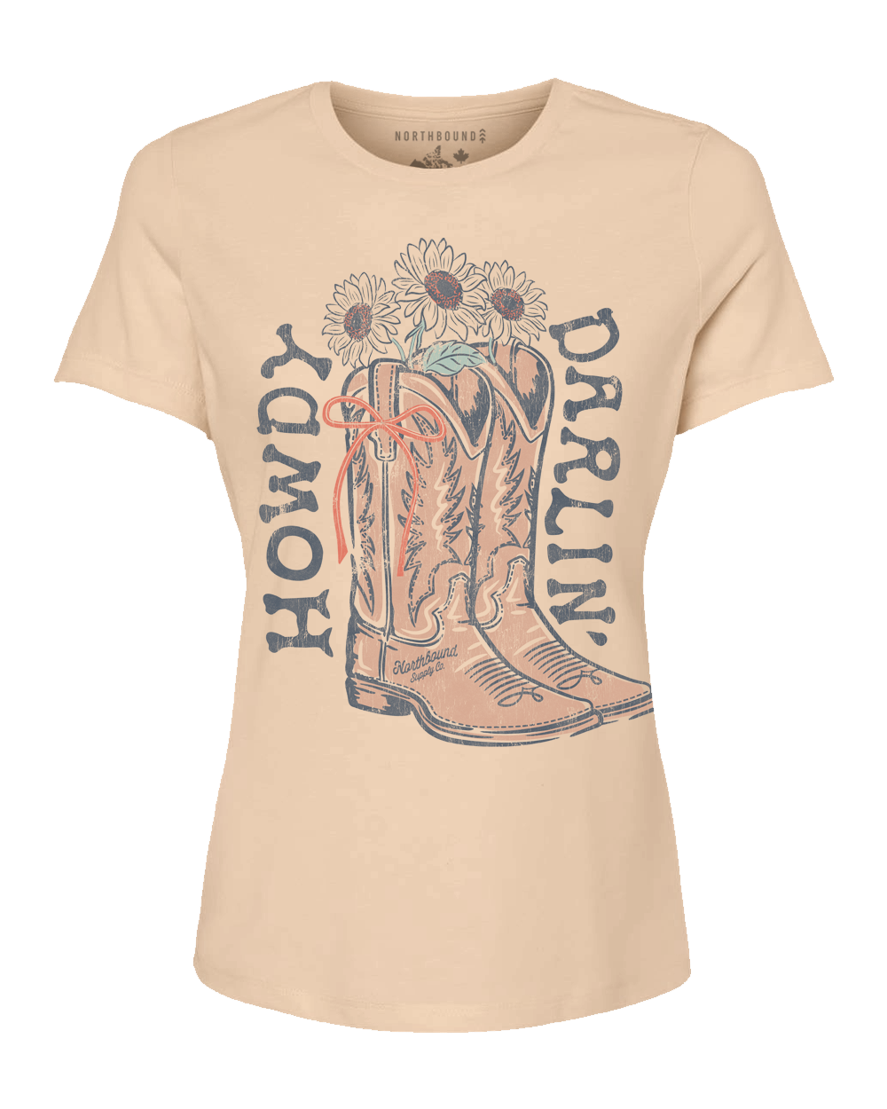 Northbound HOWDY DARLIN' T-SHIRT Beige