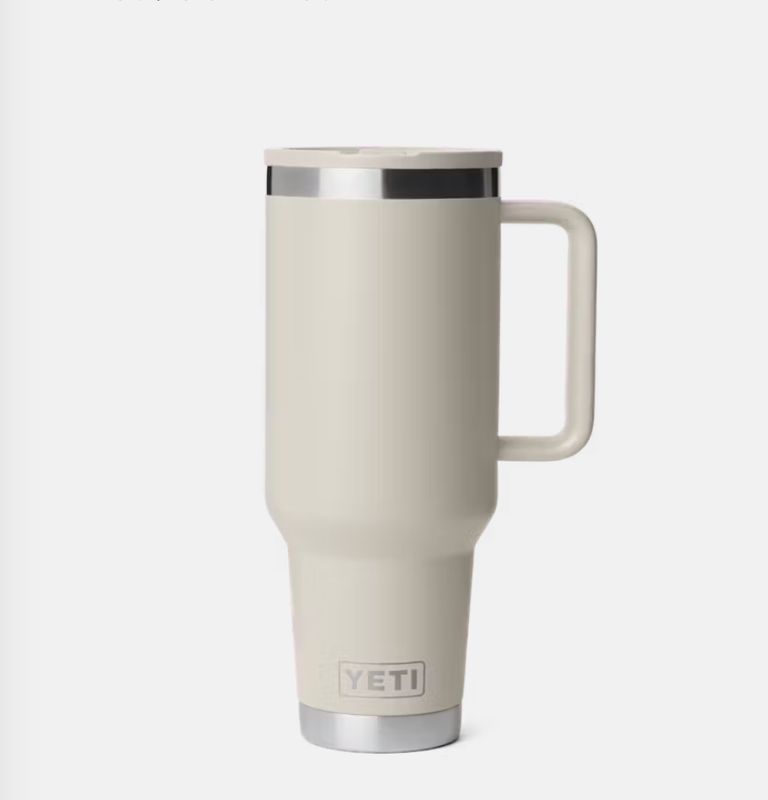 Yeti RAMBLER® 591 ML TRAVEL STRAW MUG  WITH COLOUR-MATCHED STRAW LID Cape Taupe