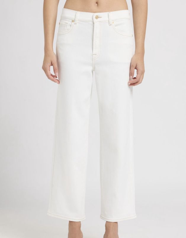 Seven For All Mankind Stovepipe Straight Ankle Sugar