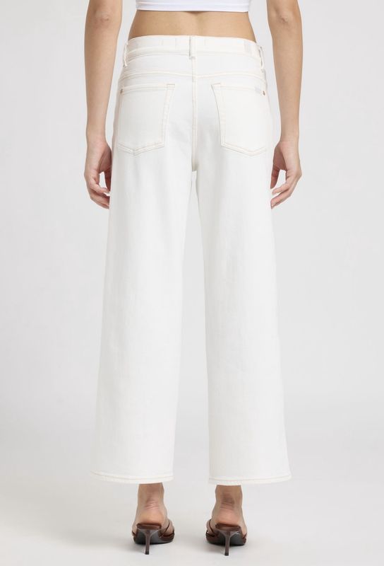 Seven For All Mankind Stovepipe Straight Ankle Sugar