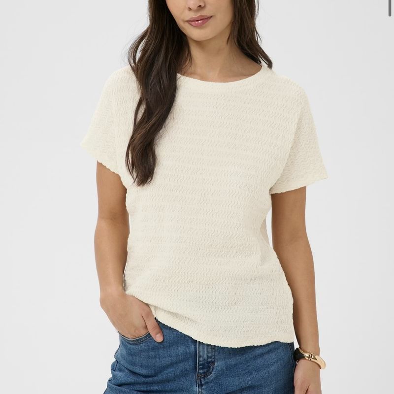 Kaffe Felicity Blouse Ivory