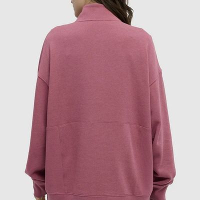 Tentree Finlayson 1/4 Zip Rosewood