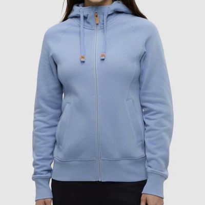 Tentree Elm Zip Hoodie Lakeside Blue