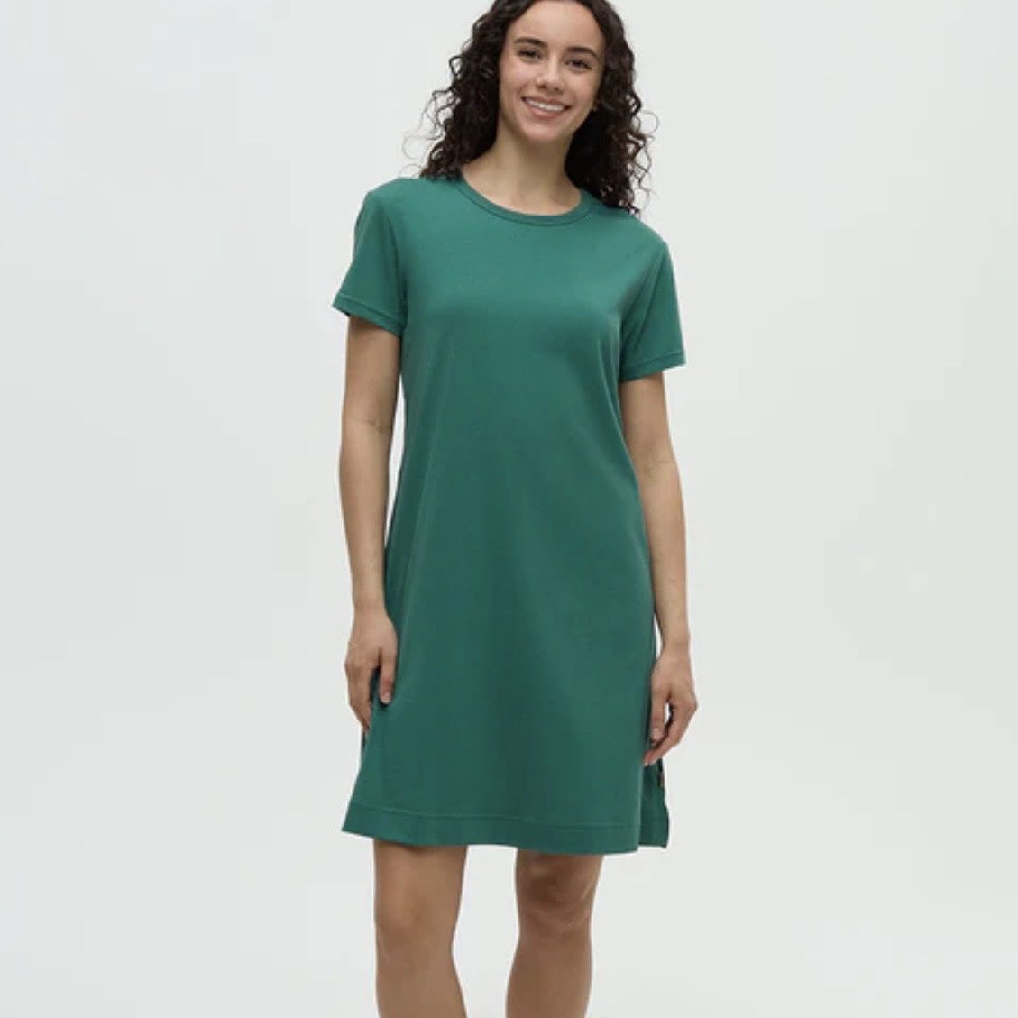 Tentree Birchwood Dress Tidal Blue