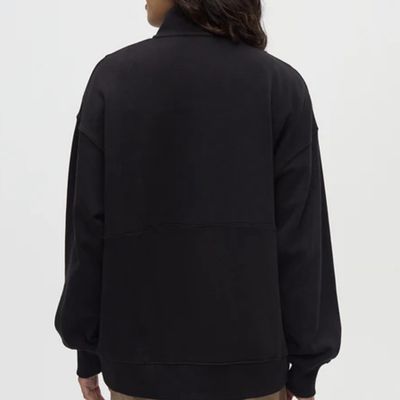 Tentree Finlayson 1/4 Zip Black