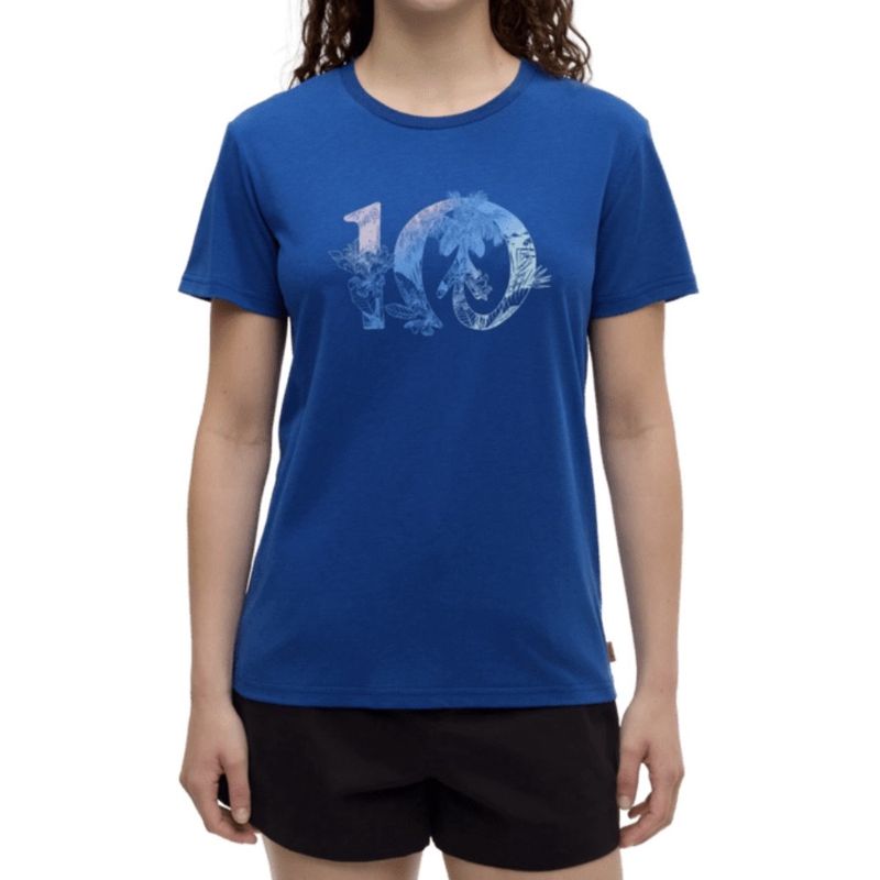 Tentree Haitian Foilage Logo Tee Nightfall
