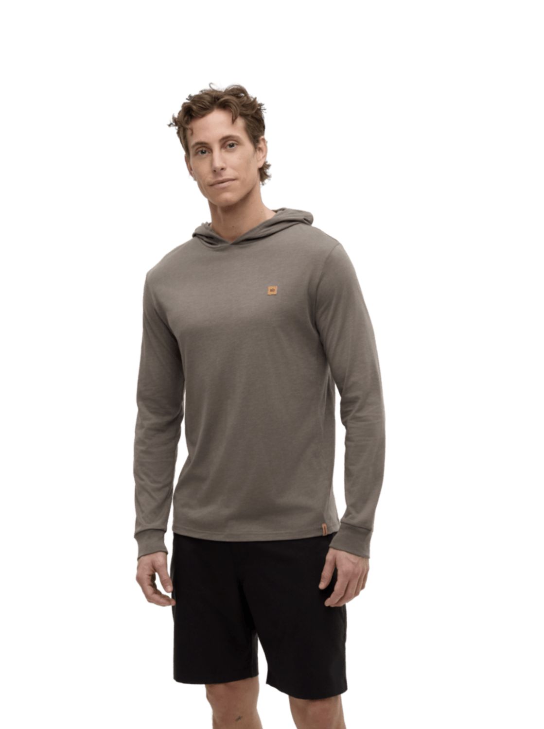 Tentree Baker Hooded Longsleeve timber