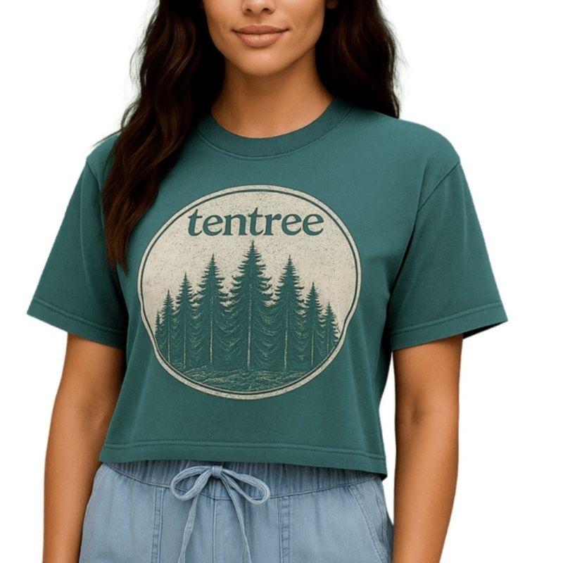 Tentree Tree Circle Logo Tee Tidal Teal
