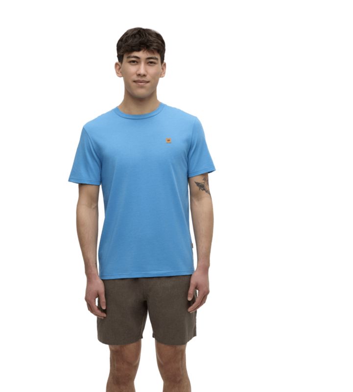 tentree Baker T-Shirt blue Lagoon