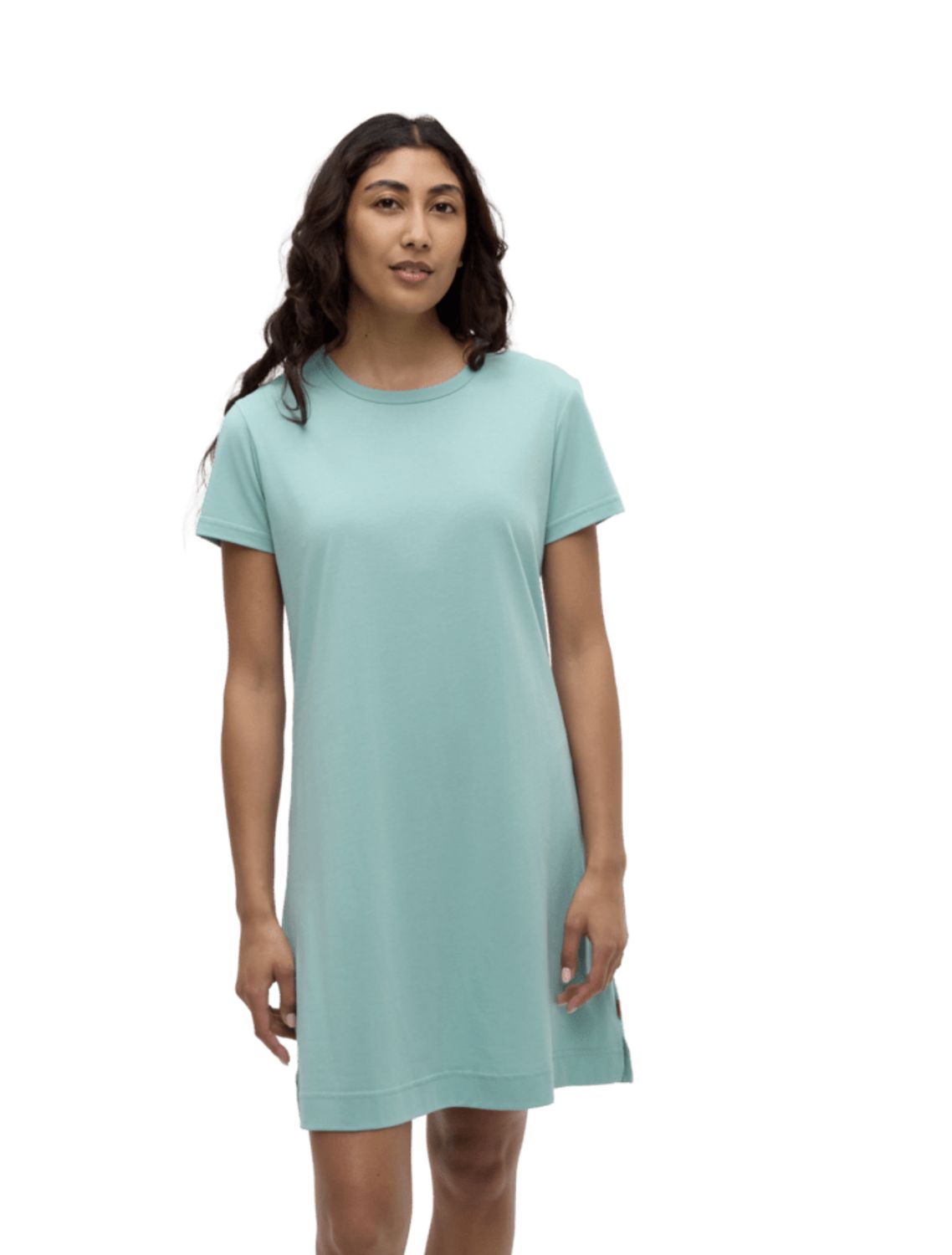 Tentree Birchwood Dress Turquoise Sky
