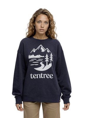 Tentree Mountain Trees Crew Midnight Blue