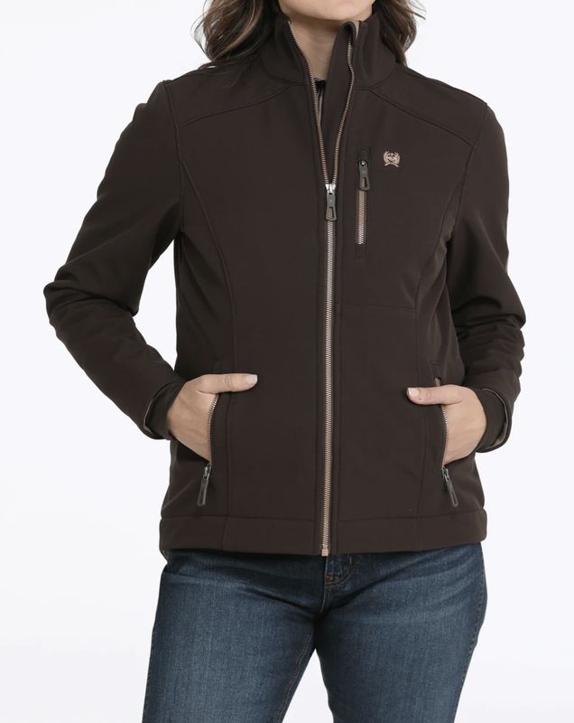 Cinch WOMEN'S CONCEALED CARRY BONDED JACKET Chocolate