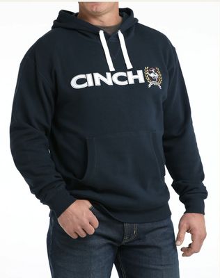 Cinch Logo Hoodie Navy