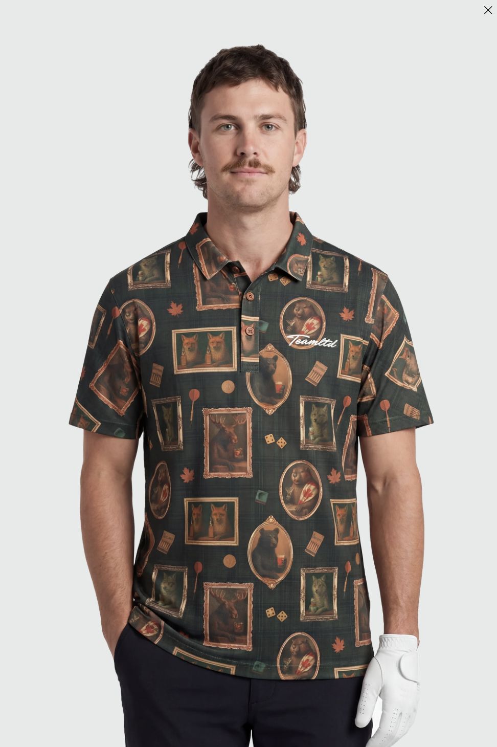 TEAMLTD Par Tee Polo Canadian Pub House