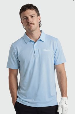 TEAMLTD Par Tee Polo Light Blue