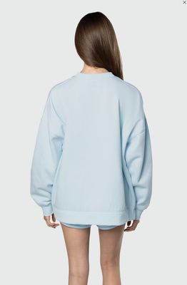 TEAMLTD Oversized Crewneck Ice Blue