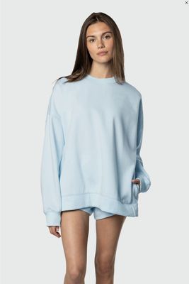 TEAMLTD Oversized Crewneck Ice Blue