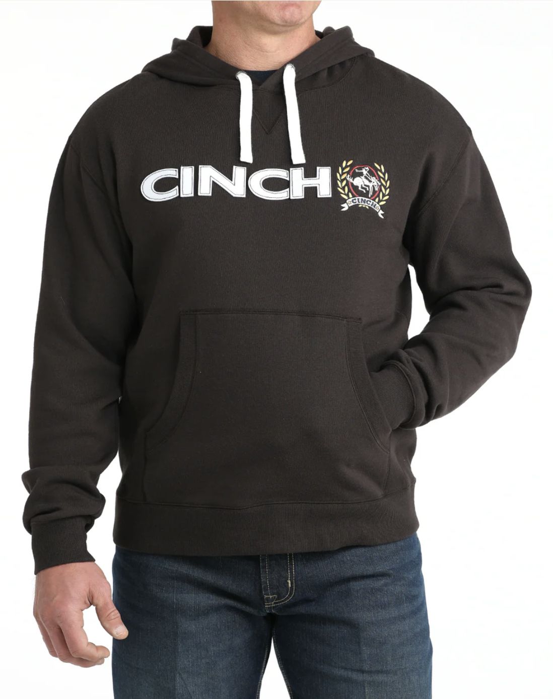 Cinch  LOGO HOODIE Chocolate