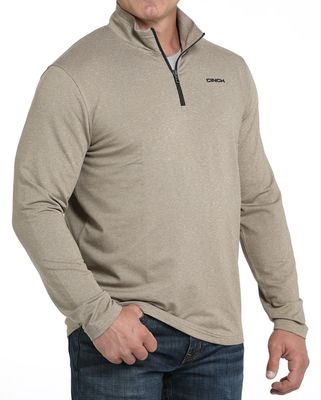 Cinch  ARENAFLEX® 1/4 ZIP PULLOVER Stone