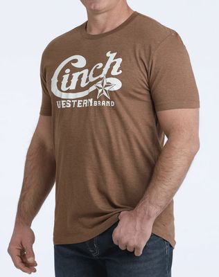 Cinch Western Brand Tee BRN