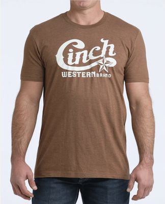 Cinch Western Brand Tee BRN