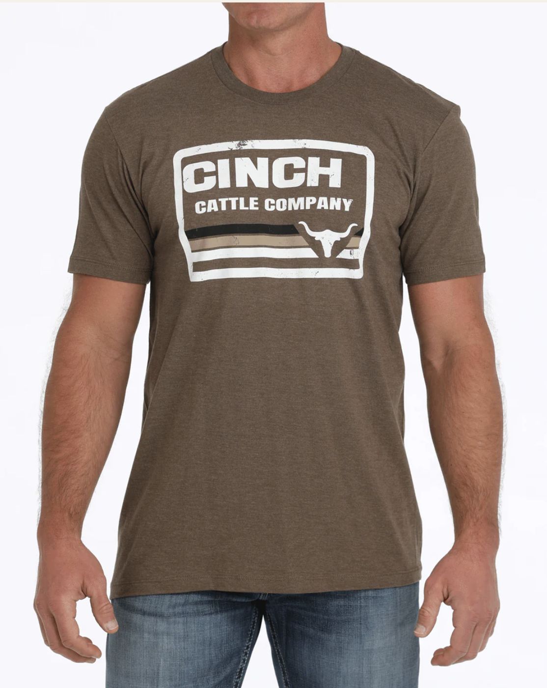 Cinch Cattle Company Tee BRN