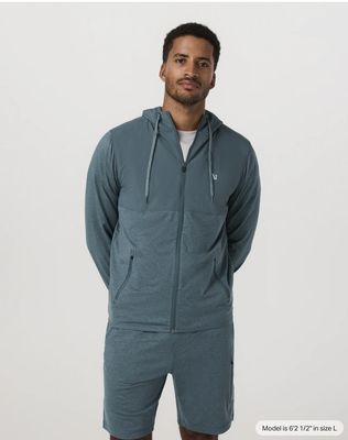 Vuori Sunday Element Jacket Blue Sea Heather