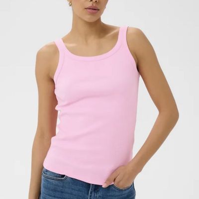 Kaffe Carna Tank Pink Frosting