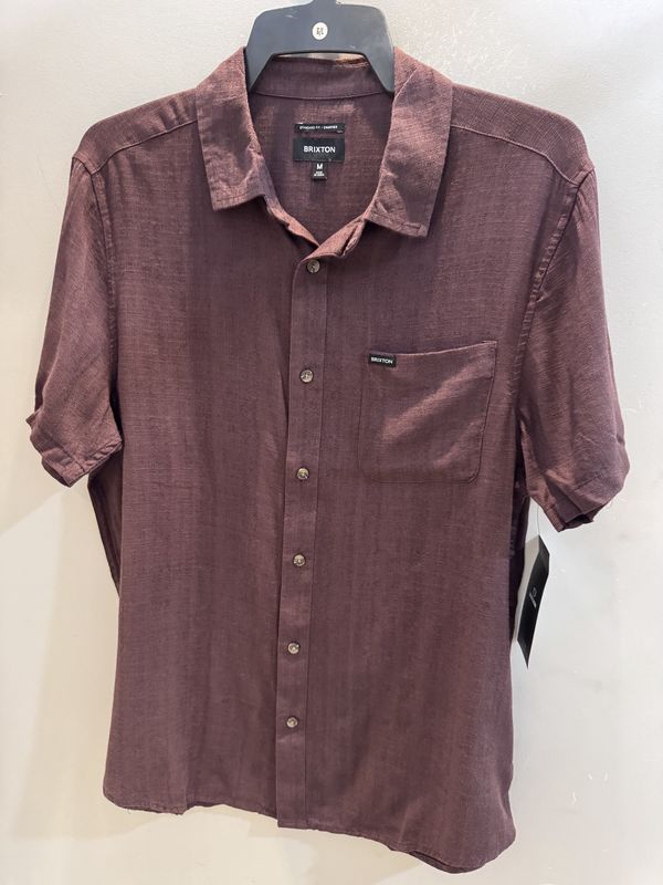 Brixton Charter Slub Chocolate SS