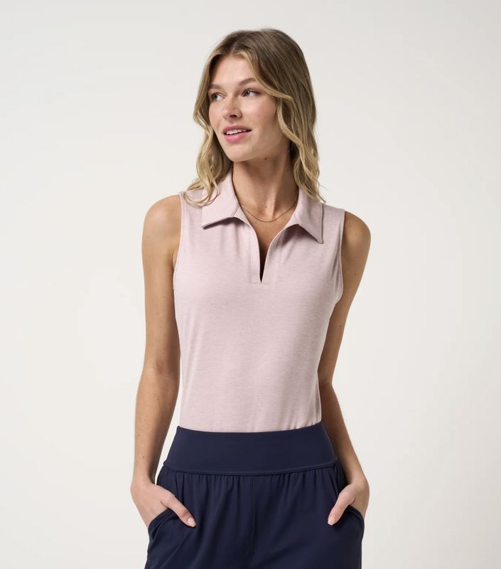 Travis Mathew Skyloft light Polo Heather Violet Ice