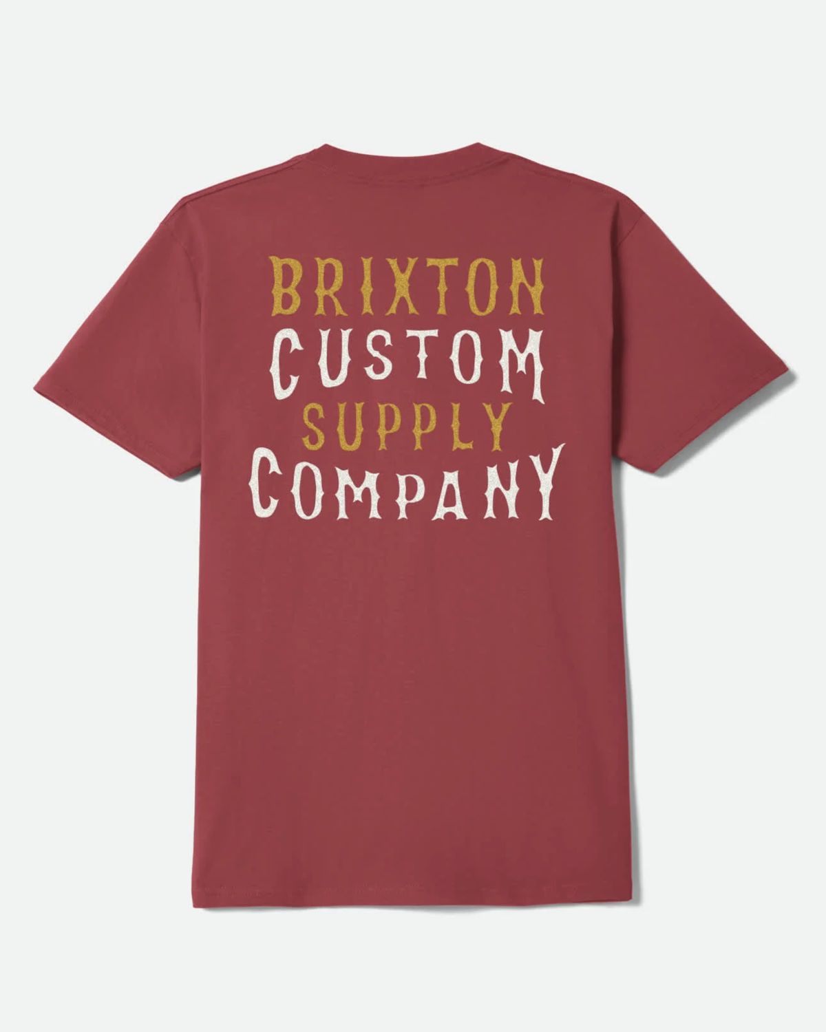 Brixton Wheaton SS Robust Red Iron Wash