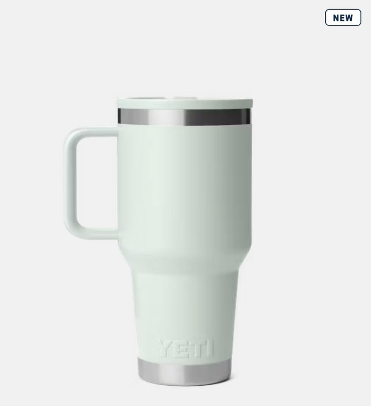 Yeti RAMBLER® 887 ML TRAVEL STRAW MUG  WITH COLOUR-MATCHED STRAW LID Ridgeline