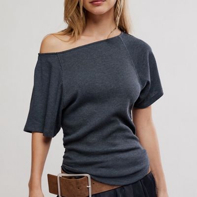 Free People Lucy Off the Shoulder Tee