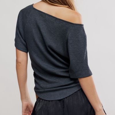 Free People Lucy Off the Shoulder Tee