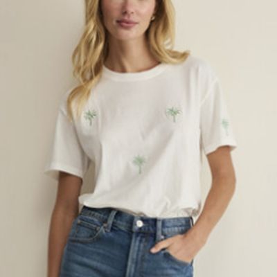 Z Supply Palms Boyfriend Tee