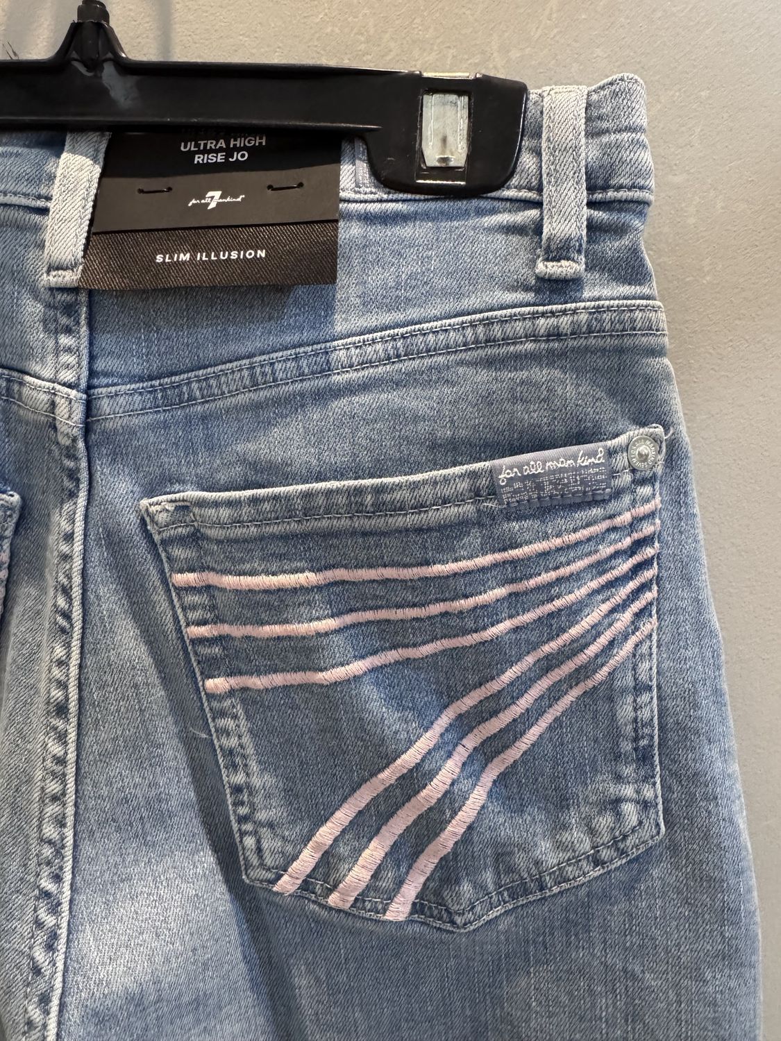 Seven Ultra High Rise Jo Indigo Bloom