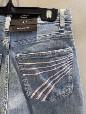 Seven Ultra High Rise Jo Indigo Bloom