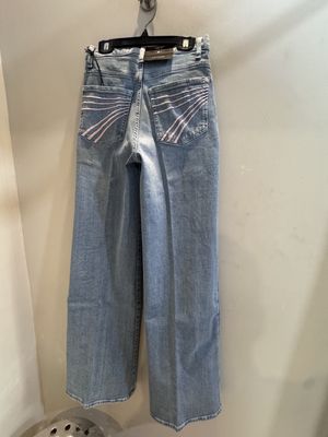 Seven Ultra High Rise Jo Indigo Bloom